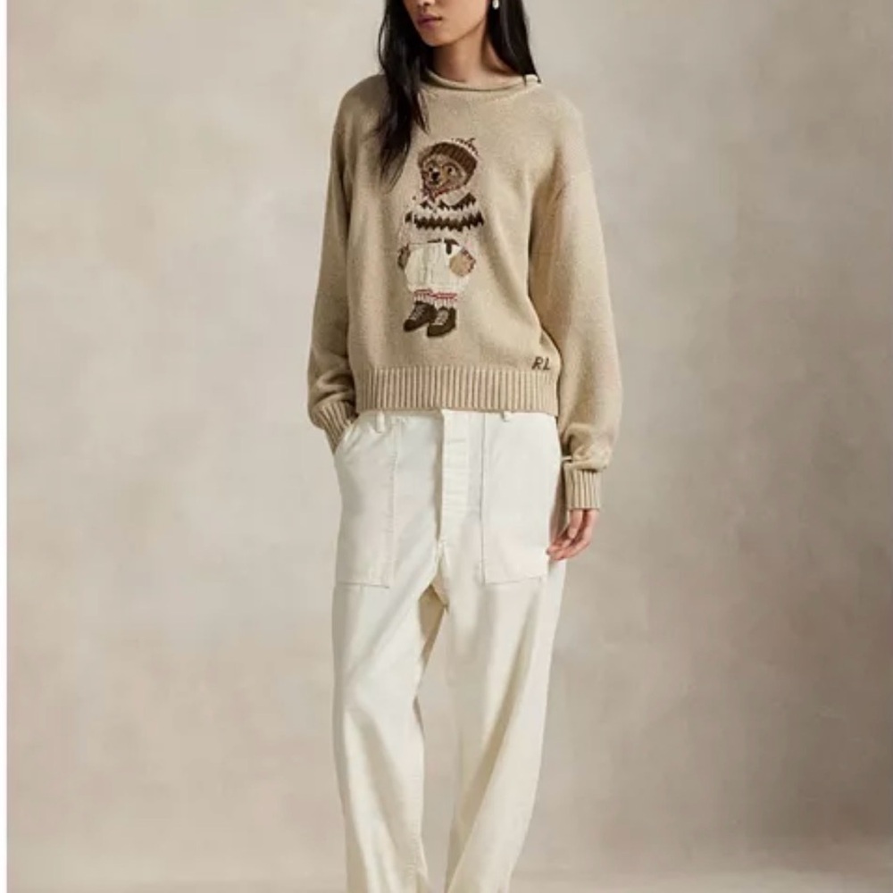 Ralph Lauren Tan Knit Sweater